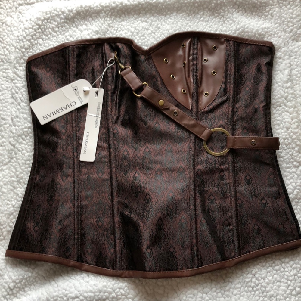 Charmaine Steampunk Gothic Vintage Corset NWT